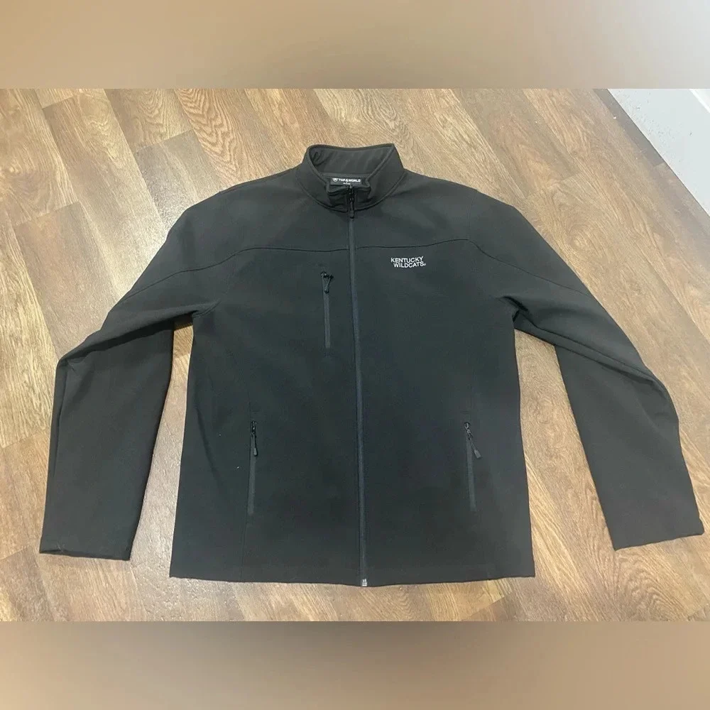 Kentucky Wildcats Top of the World SoftShell Jacket Black size Men's Large